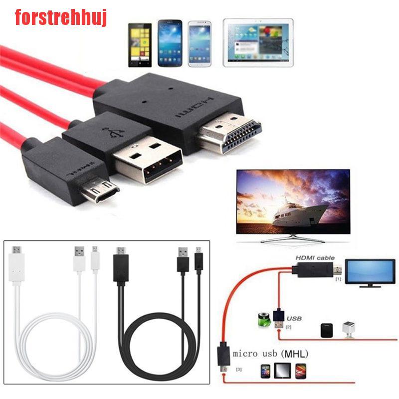 SAMSUNG Cáp Chuyển Đổi Từ Micro Usb Sang Hdmi 1080p Hd Tv Cho Điện Thoại Android