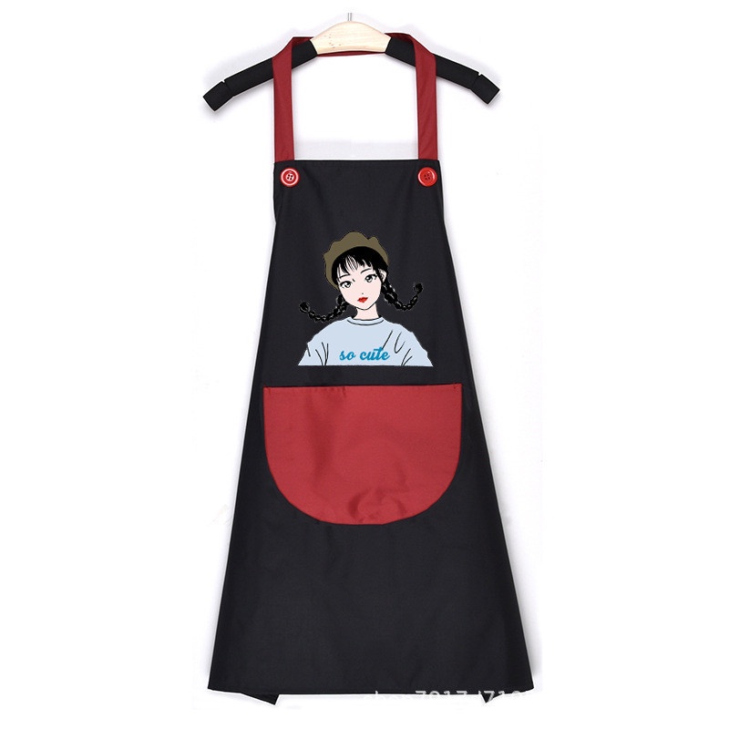 Tạp Dề Nấu Ăn Chống Thấm Nước Và Dầu Tiện Dụng Cho Nhà Bếp