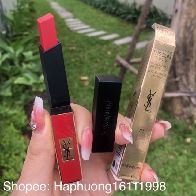 Son YSL vỏ đỏ màu 21,28