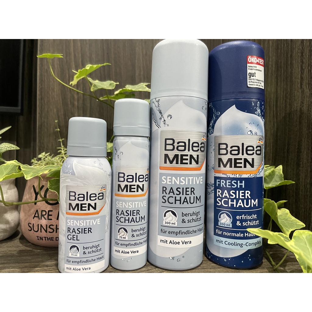 BỌT/GEL CẠO RÂU BALEA, SENSITIVE RASIER SCHAUM ,75ML - 300ml, HÀNG NỘI ĐỊA ĐỨC