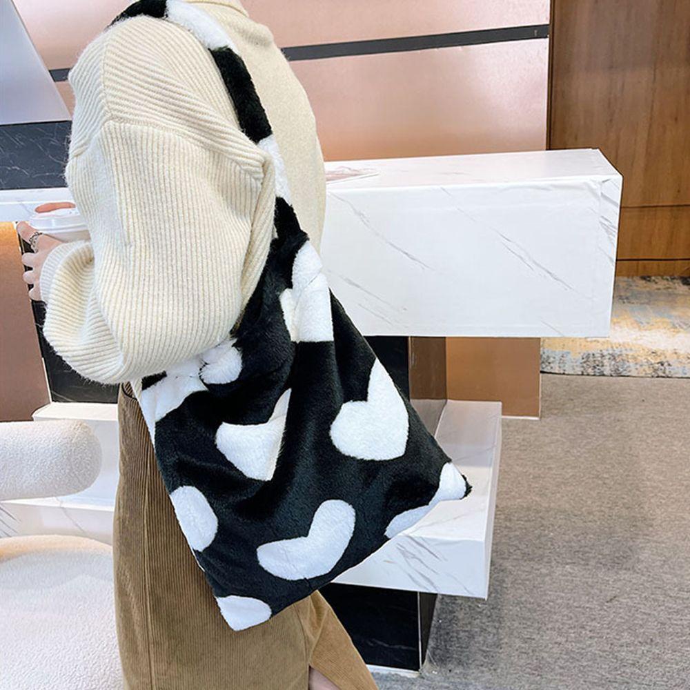 Túi Xách Đeo Vai Phủ Bông Mềm Thời Trang Sành Điệu Dành Cho Nữ