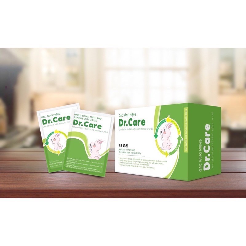 gạc rơ lưỡi Dr care hộp 35 chiếc