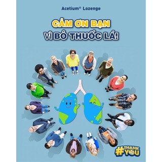 Viên ngậm cai thuốc lá Acetium