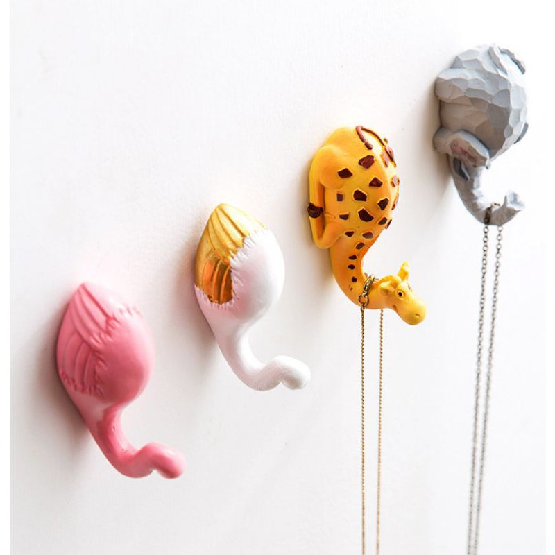 Móc dán tường hình thú dễ thương,,,