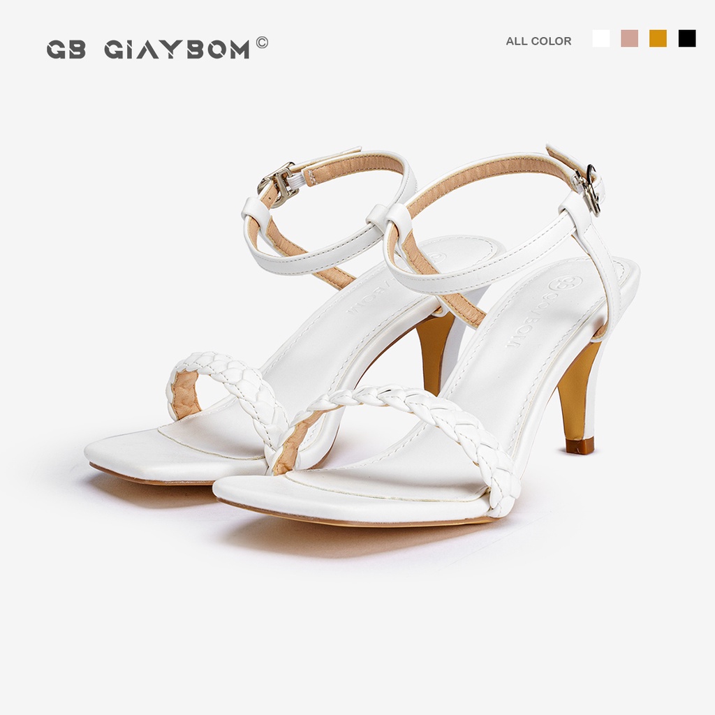 Giày Sandal Cao Gót giayBOM Quai Đan Gót Trụ Cao 5 cm GB00143