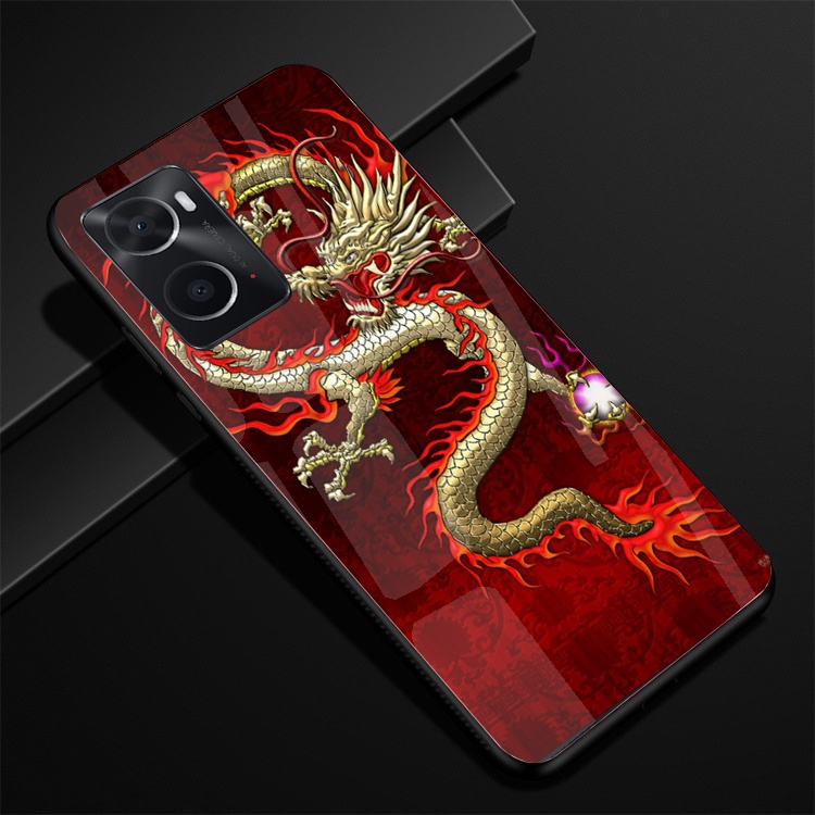 Ốp Lưng Kính OPPO A76, A77S, REALME 9I, A96, A57 Hình in 3D sáng bóng cao cấp