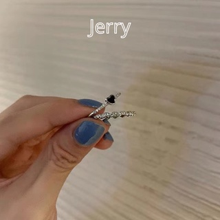Set 2 nhẫn nữ basic tối giản mạ bạc Jerry Accesories N10