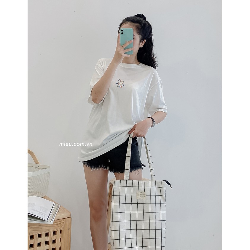 [Miều Fashionista] Áo thun in hình Cool Kid Never Lie