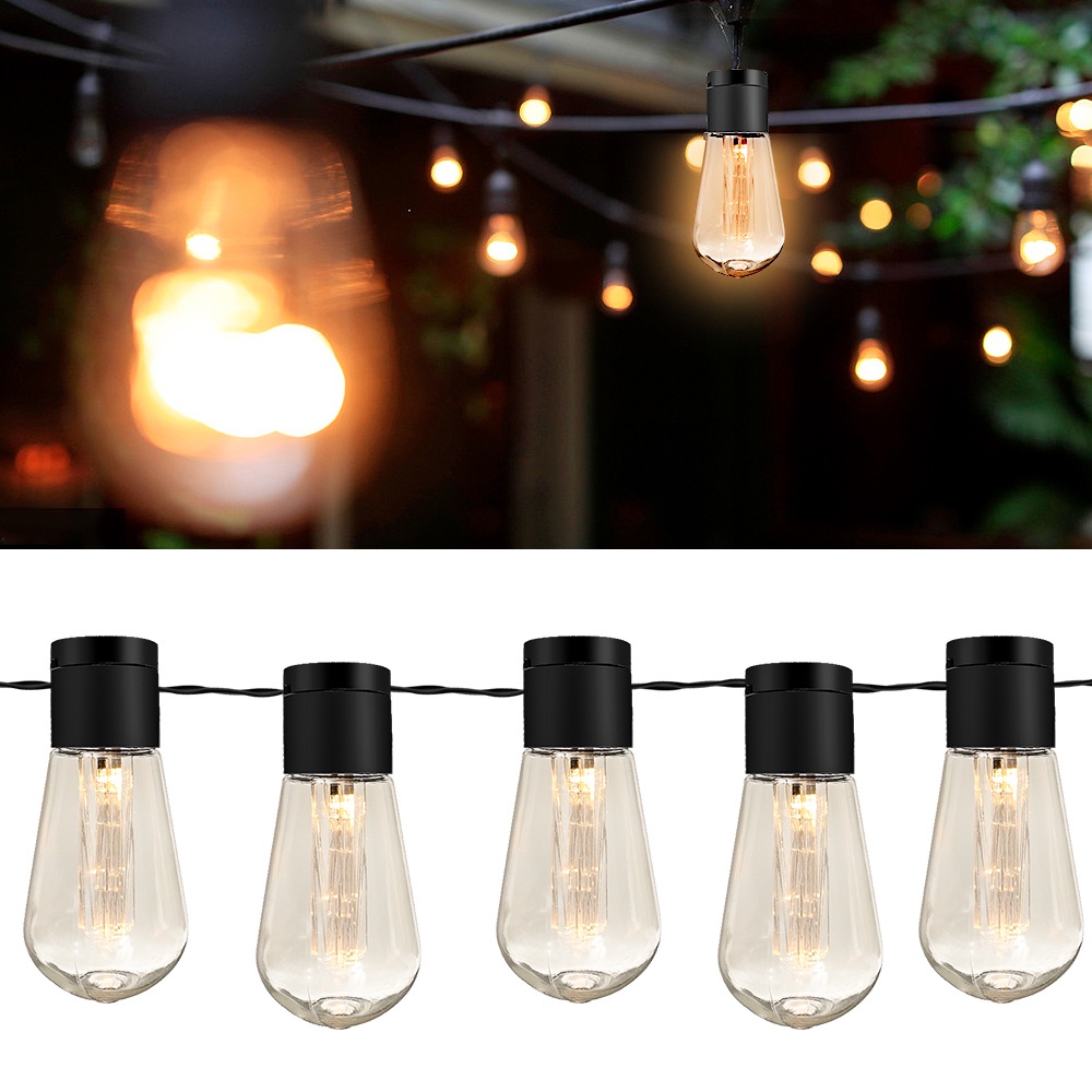 Dây Đèn LED Trang Trí Ngoài Trời Chạy Bằng Năng Lượng Mặt Trời Chống Thấm Nước IP65
