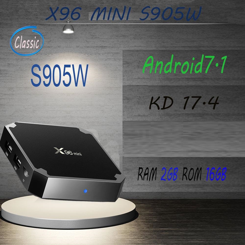 Android TV Box X96 Mini Q Pro Phiên Bản Ram 2gb | Bộ nhớ trong 16gb | Android TV | MyK+