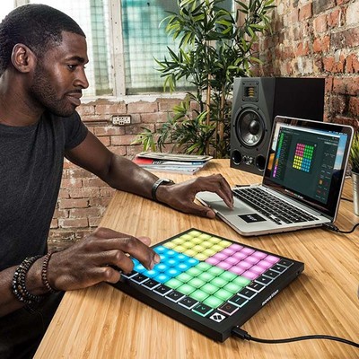 LAUNCHPAD RGB PRO âm nhạc DJ điện pad Bộ điều khiển MIDI cho người mới bắt đầu rung