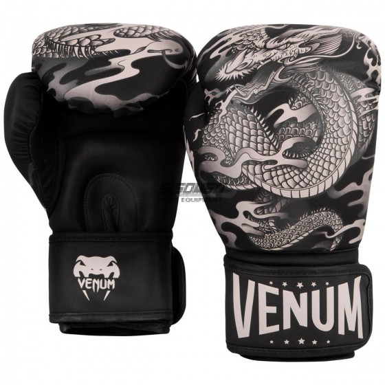 GĂNG TAY BOXING VENUM DRAGON'S FLIGHT BOXING GLOVES -BLACK/SAND