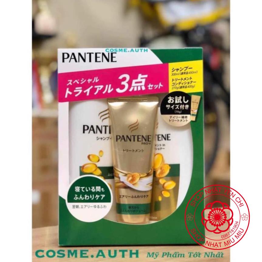 Mẫu mới - Set 3 bộ dầu gội xả Pantene Nhật Bản