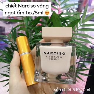 Mẫu thử nước hoa Narciso Poudree vàng 5ml 10ml 20ml