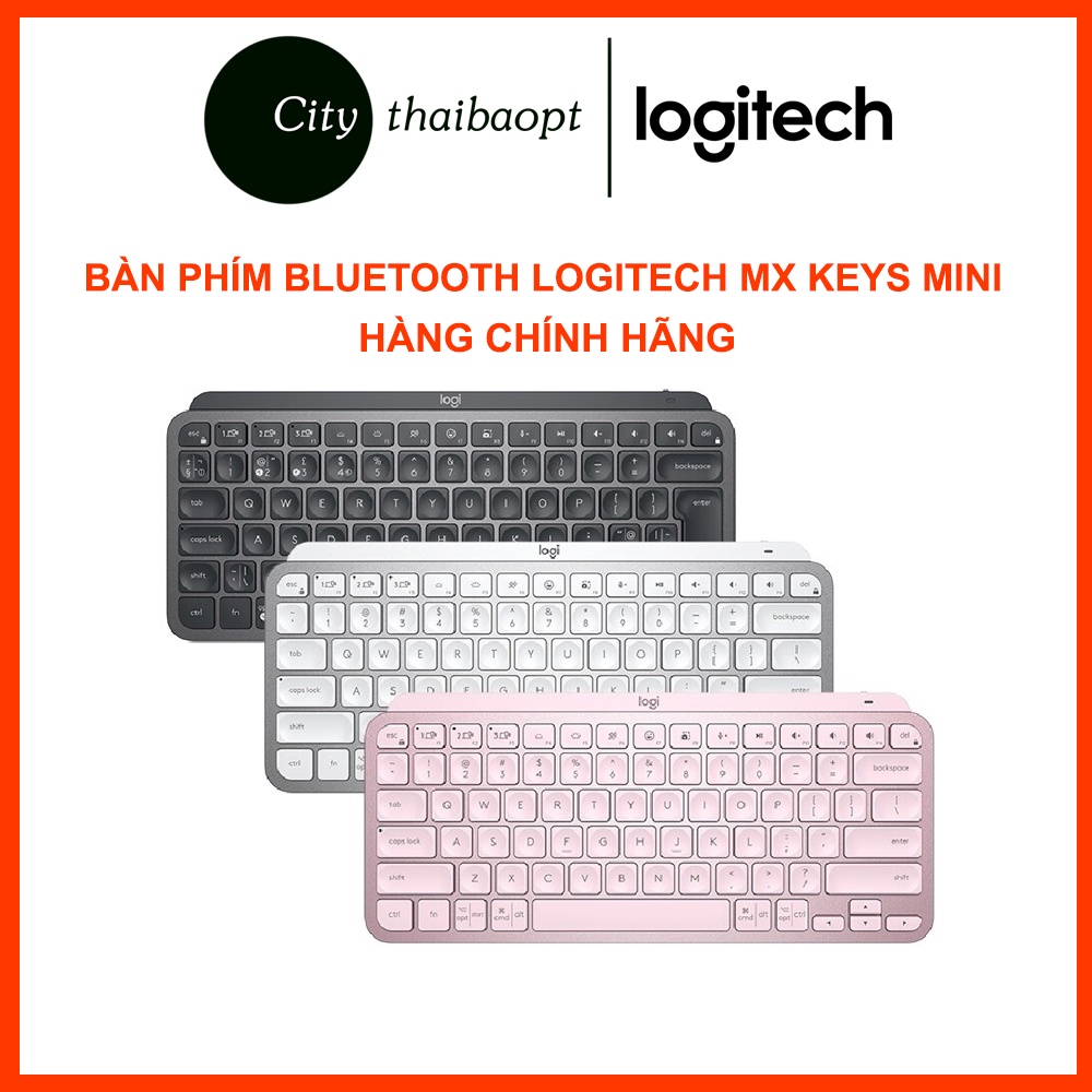 Bàn Phím Không Dây Bluetooth Logitech Mx Keys Mini - Hàng Chính Hãng