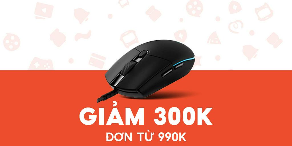 - BẠCH LONG MOBILE - Giảm 300K cho Chuột máy tính Logitech
