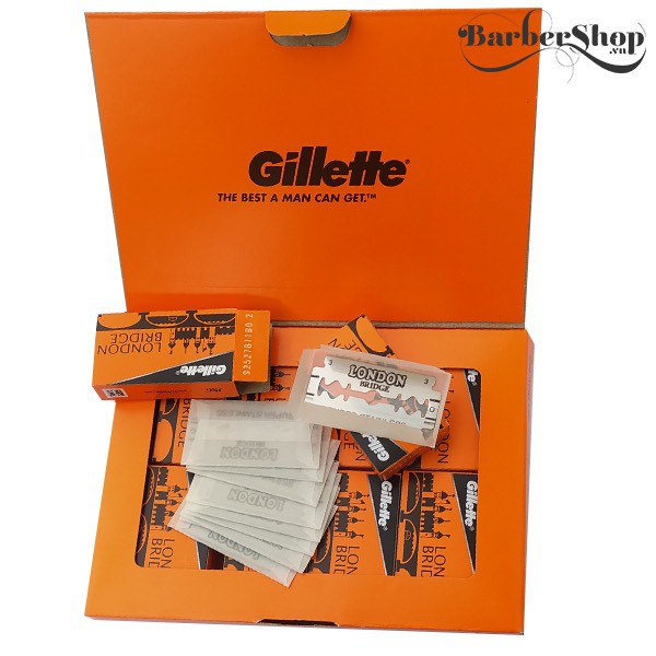 Hộp 100 Cái Lưỡi lam Gillette London Bridge