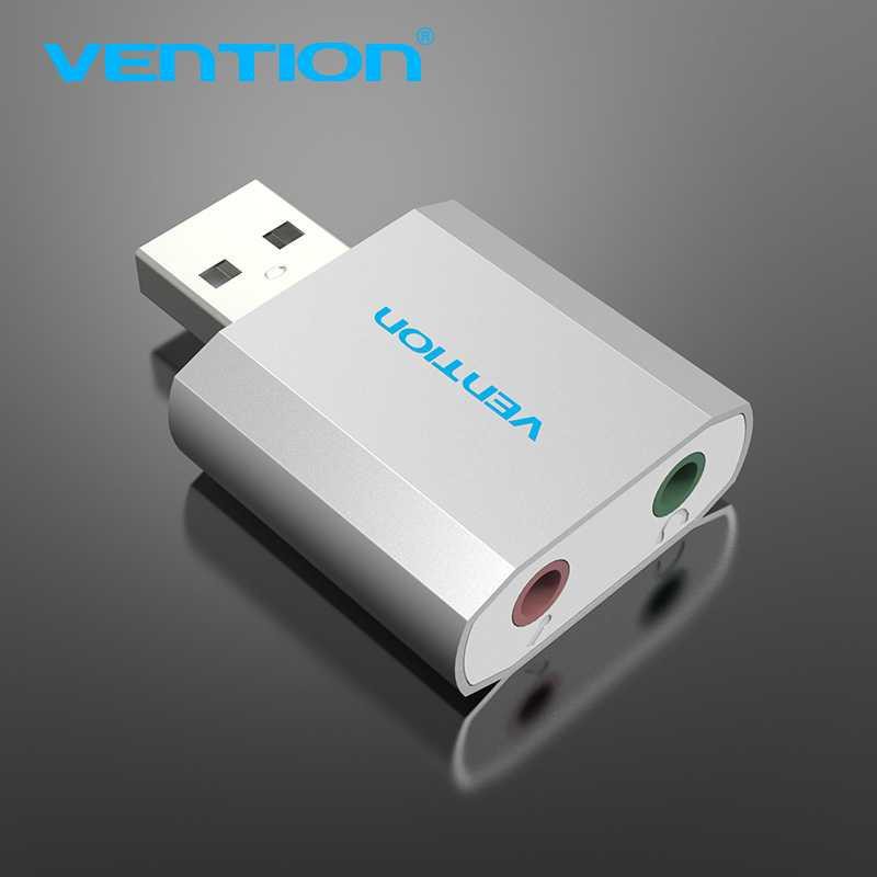 Vention Card Âm Thanh Mở Rộng Cổng Usb Aux 3.5mm & Mic | BigBuy360 - bigbuy360.vn