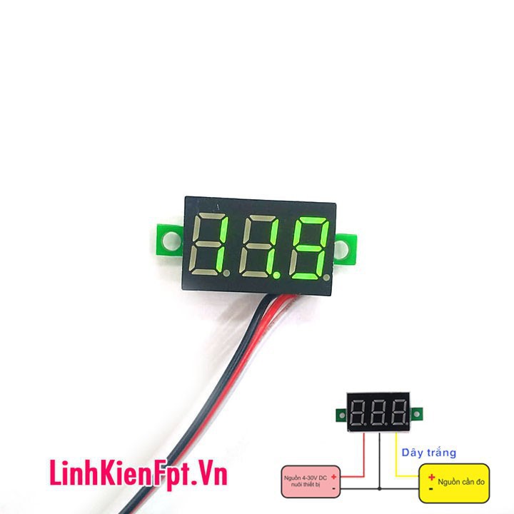 Đồng hồ đo điện áp 0-30VDC