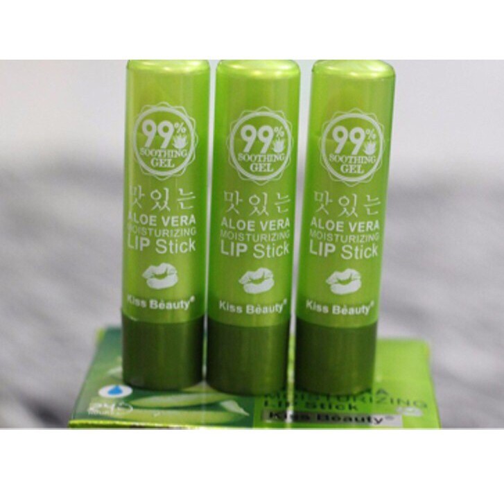 Son Dưỡng Môi Nha Đam ALOE VEGA cho bạn đôi môi hồng tự nhiên, không cảm thấy khô hay nhờn bóng MS:2974