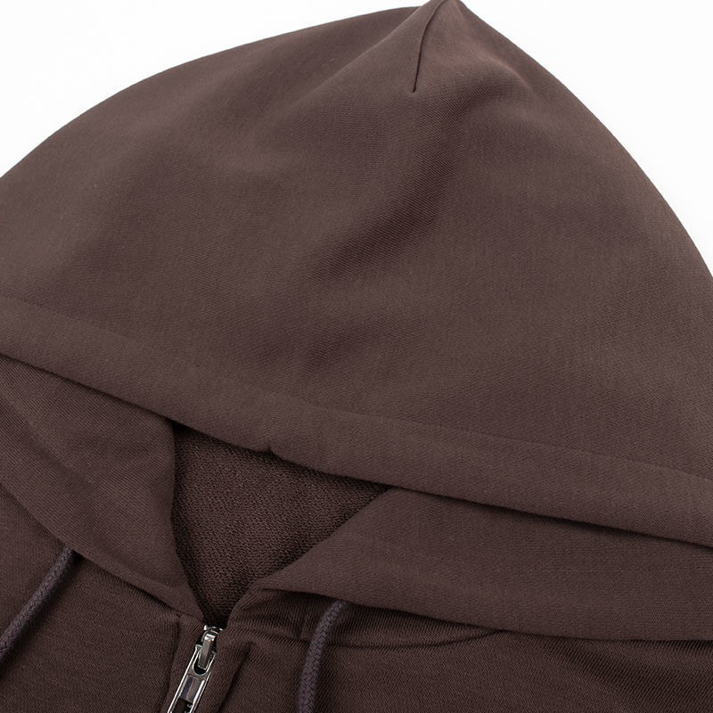 Áo Khoác Hoodie Tay Dài Khóa Kéo Cổ Điển E-Harajuku Grunge Thời Trang Mùa Thu Cho Nữ Y2K