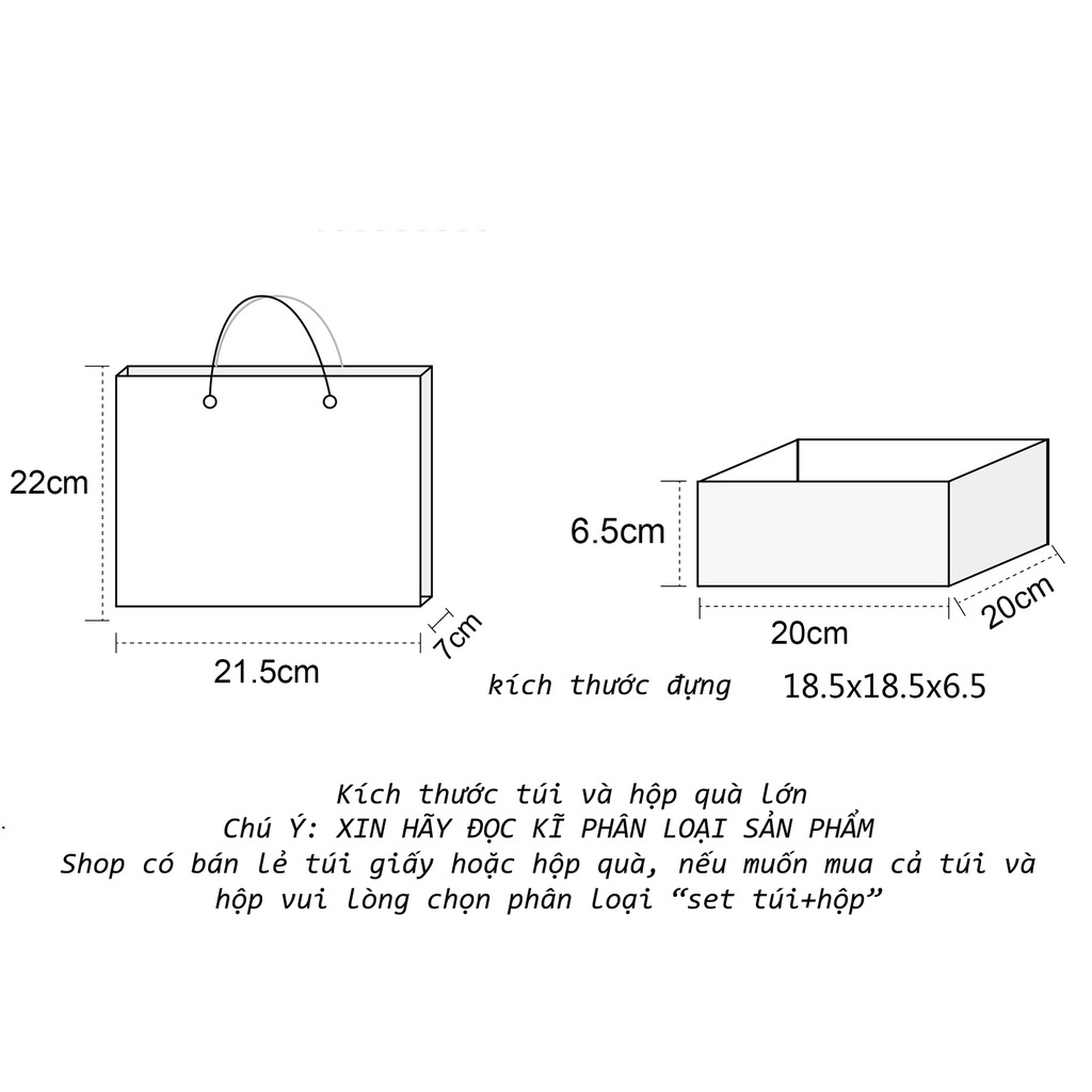 Hộp và túi đựng quà tặng sang trọng thank you hoa tặng sinh nhật bạn gái đối tác , valentine, ngày lễ có quai
