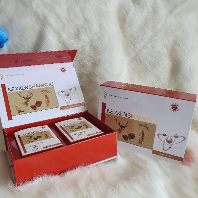 Combo 2 hộp Sâm Nexken Shamnuli- Thực phẩm bảo vệ sức khỏe, bộ thận, tráng duong tăng cường sinh lý.