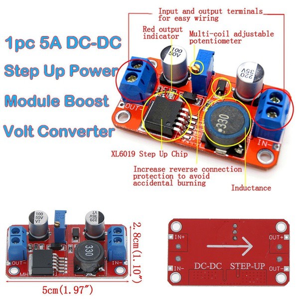 Mạch Tăng Áp DC XL6019 (max 4A)