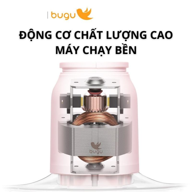 Máy Xay Thịt Nhanh Trong 8s Cối Thủy Tinh Cường Lực 1.7 Lít 4 lưỡi Inox 304 Công Suất 250W BUGU-BG-BL1