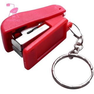 1 dụng cụ bấm giấy mini bằng nhựa nhiều màu dễ thương