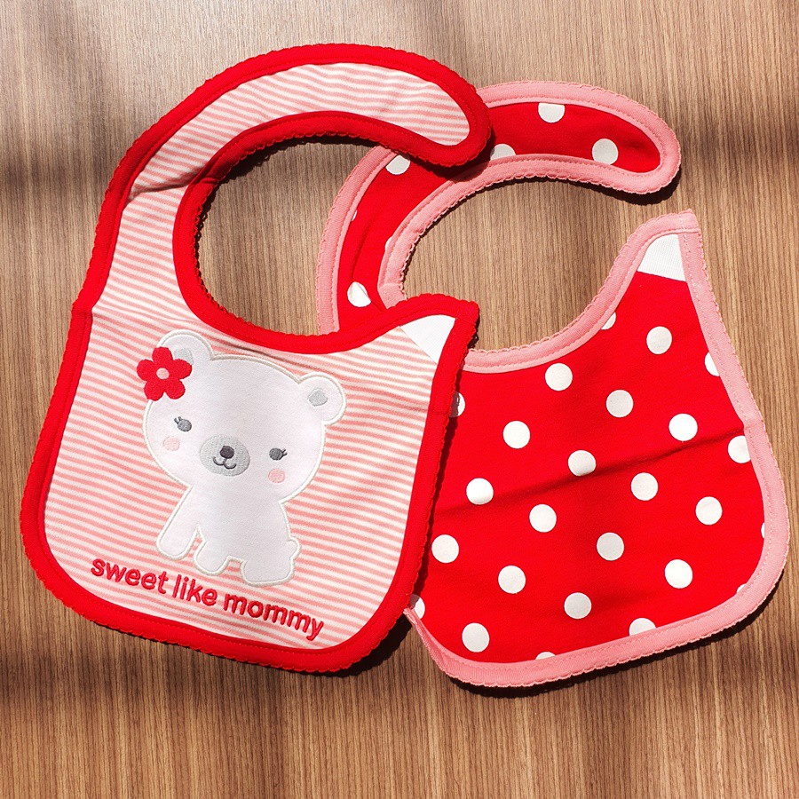 Yếm ăn Simple Joys set 2 cái - Hàng nội địa Nhật