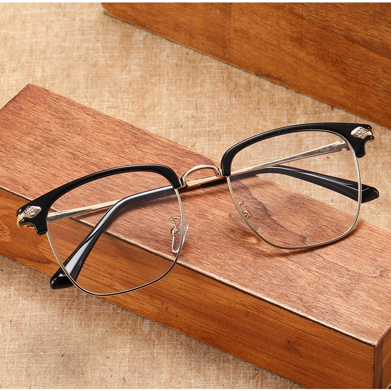 Gọng kính cận nam nữ unisex cao cấp đẹp D-ZINER KI044 chính hãng càng TITANIUM siêu bền