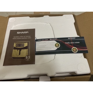 Nồi Chiên Không Dầu Sharp 9.2 Lít - Dung Tích Siêu Lớn,Thiết kế Hiện Đại, Công nghệ Chiên 360 Độ, Bảo Hành 12 Tháng