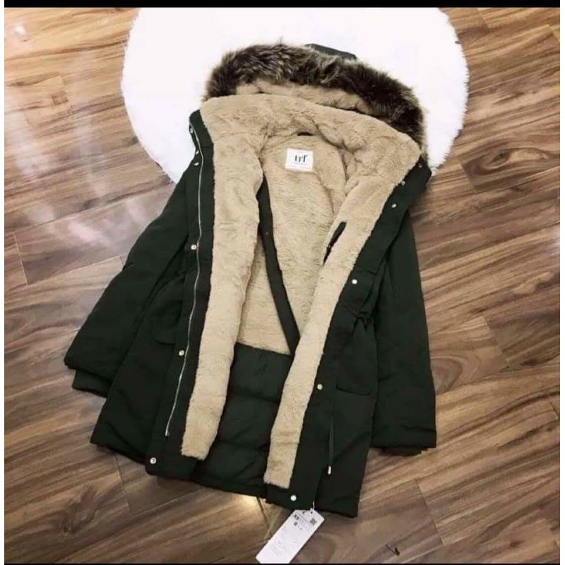 Săn sale nghỉ Tết Sll Áo khoác parka lót lông siêu đẹp