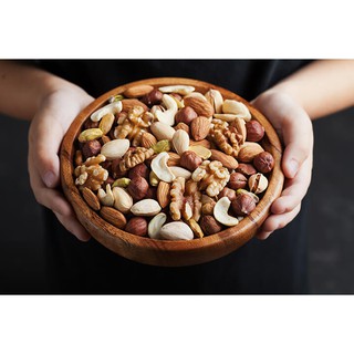 500g Hạt mix 5 loại hạt: hạnh nhân, macca, óc chó,hạt điều, bí xanh - ảnh thật