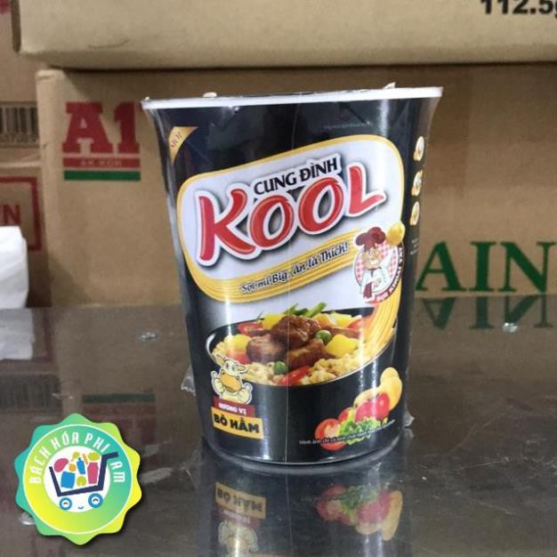 Thùng 24 ly Mì Cung Đình Kool 65g vị Bò Hầm