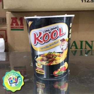 Thùng 24 ly Mì Cung Đình Kool 65g vị Bò Hầm