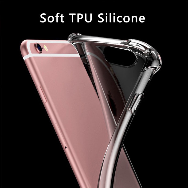 Ốp lưng trong suốt kiểu dáng đơn giản dành cho iPhone 12 Pro Max Mini 11 Pro Max XS Max XR X 8 8 Plus 7 7 Plus 6s.6s Plus 6 6Plus 5 5S SE