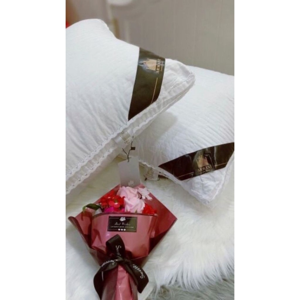 Ruột gối lông vũ DUBAI,  Bông Lông vũ 100% size 50x70cm siêu êm,phồng,đẹp, bảo hành 12 tháng