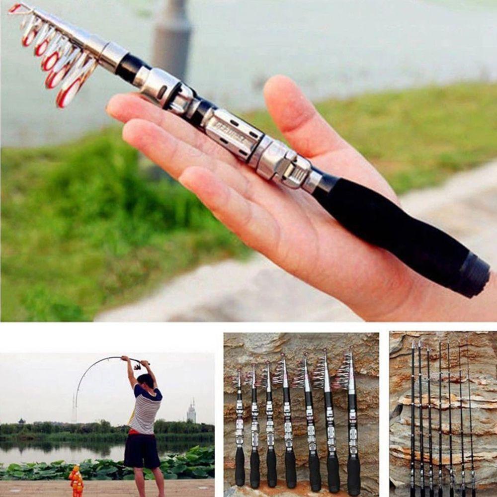 WONDER Cần Câu Cá Bằng Carbon Cứng Dài 1.0-2.1M Có Thể Điều Chỉnh Tiện Lợi