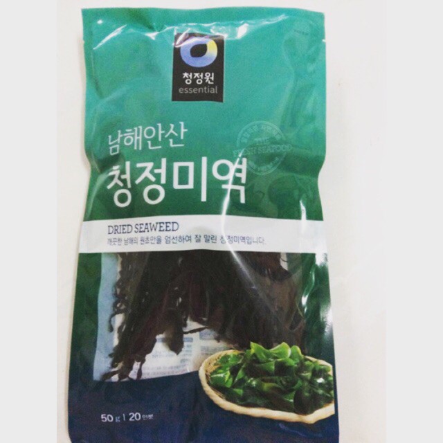 RONG BIỂN KHÔ NẤU CANH HÀN QUỐC 25G