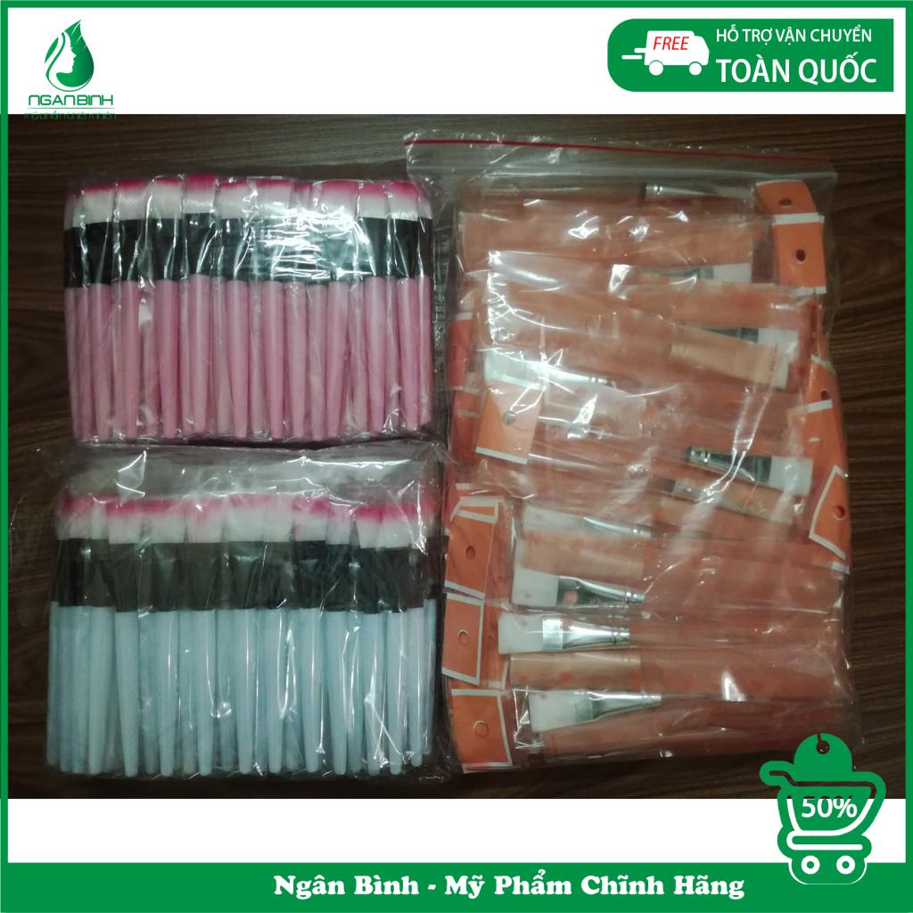 Combo 100 Cọ quét đắp mặt nạ silicone mềm mại, tiện dụng