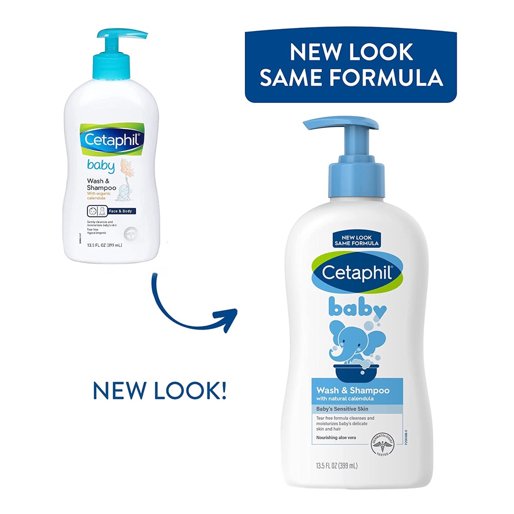 Sữa Tắm Gội Chung Cetaphil Baby Chính Hãng Cho Bé | Minizon Kids