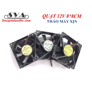 QUẠT TẢN NHIỆT 12V 8*8CM - cặp thao may