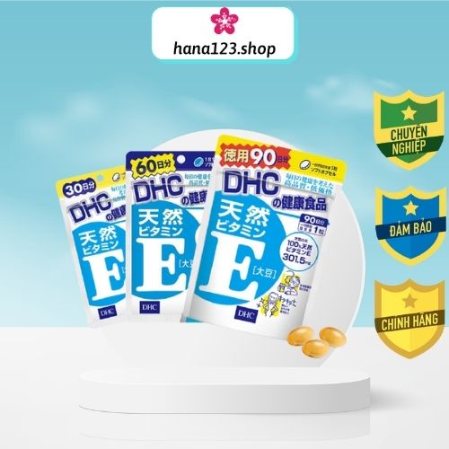 Viên uống DHC Bổ Sung Vitamin E Nhật Bản 30 Ngày