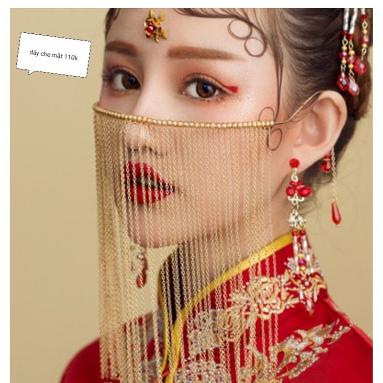 tấm che mặt cổ trang