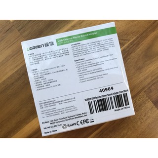 [HP90] Cáp USB Sound Loa & Mic Có Volume Control UGREEN 40964