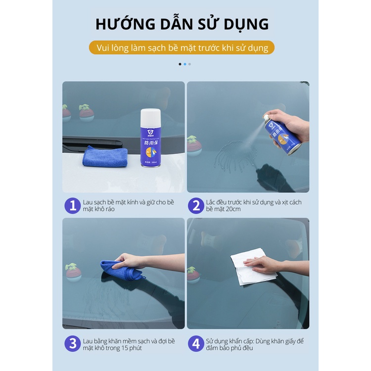 Xịt Chống Thấm Nước Kính Xe Ô Tô