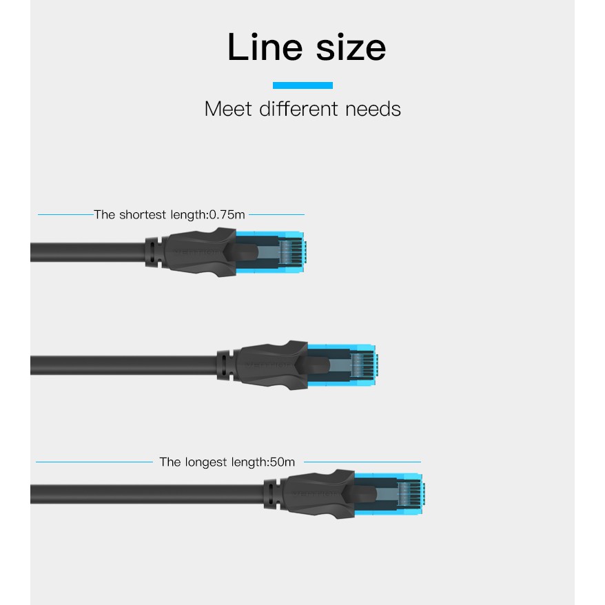 Cáp mạng máy tính dài 1-50m Cat5e / RJ45