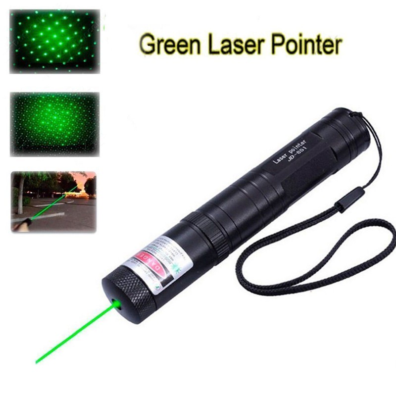 Đèn pin Laser YL-303, tia xanh lá, cực mạnh, siêu sáng